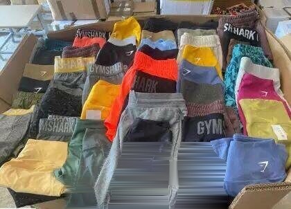 Liquidation · Wholesale Gymshark clothing pallets · MPL-000137
