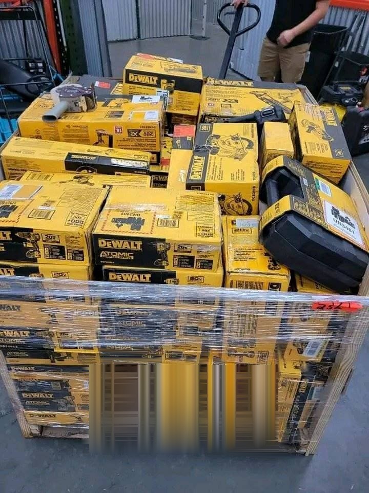 Liquidation · Wholesale Dewalt tool pallets · MPL-000037
